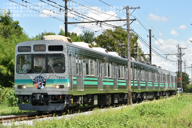 【秩鉄】「ひえひえ列車」を臨時運行をふかや花園～小前田間で撮影した写真