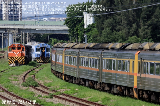【台鐵】EMU400型EMU402龍井疎開回送を不明で撮影した写真