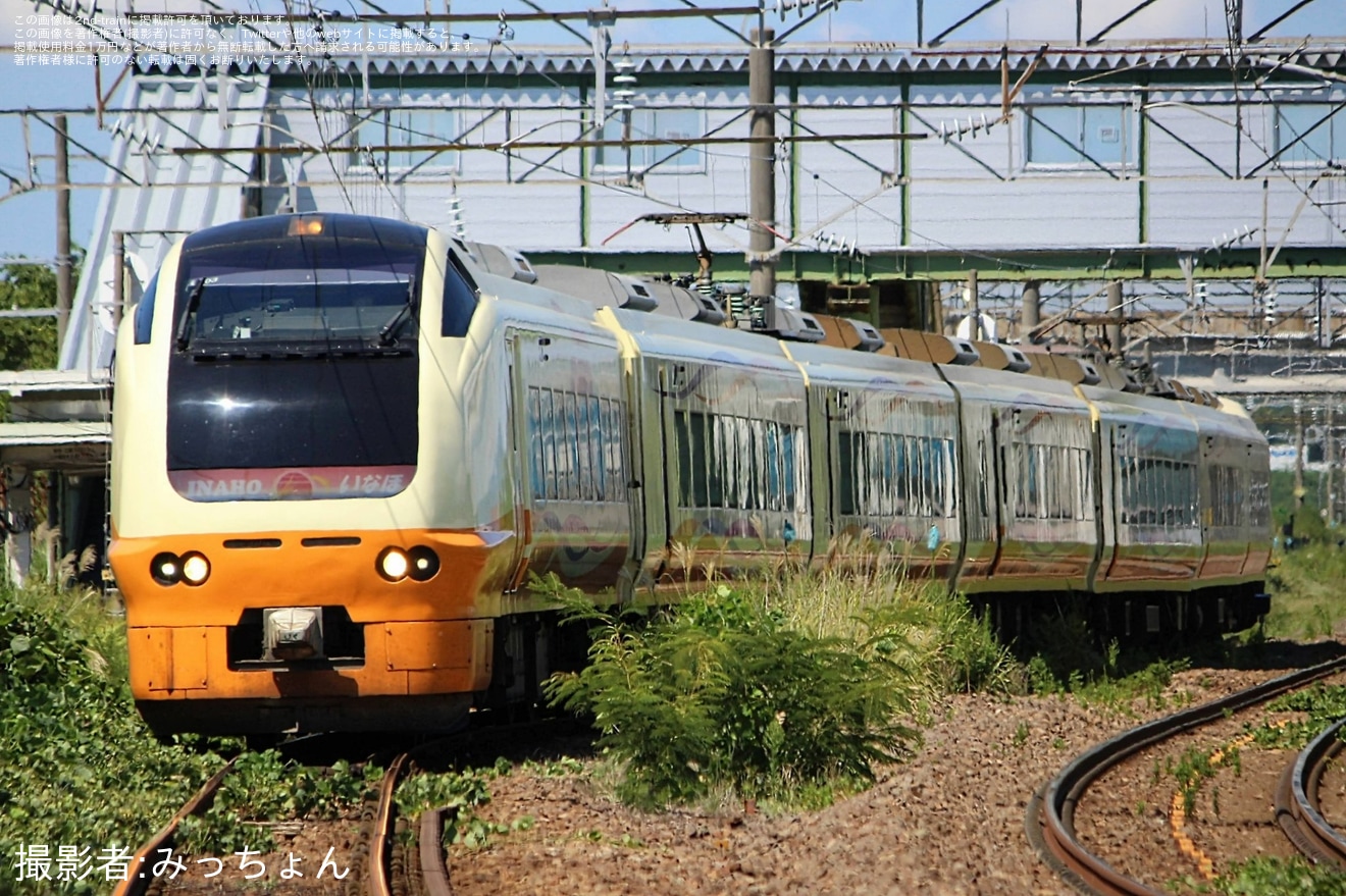 【JR東】団臨「急行 大曲花火大会」号が運転の拡大写真