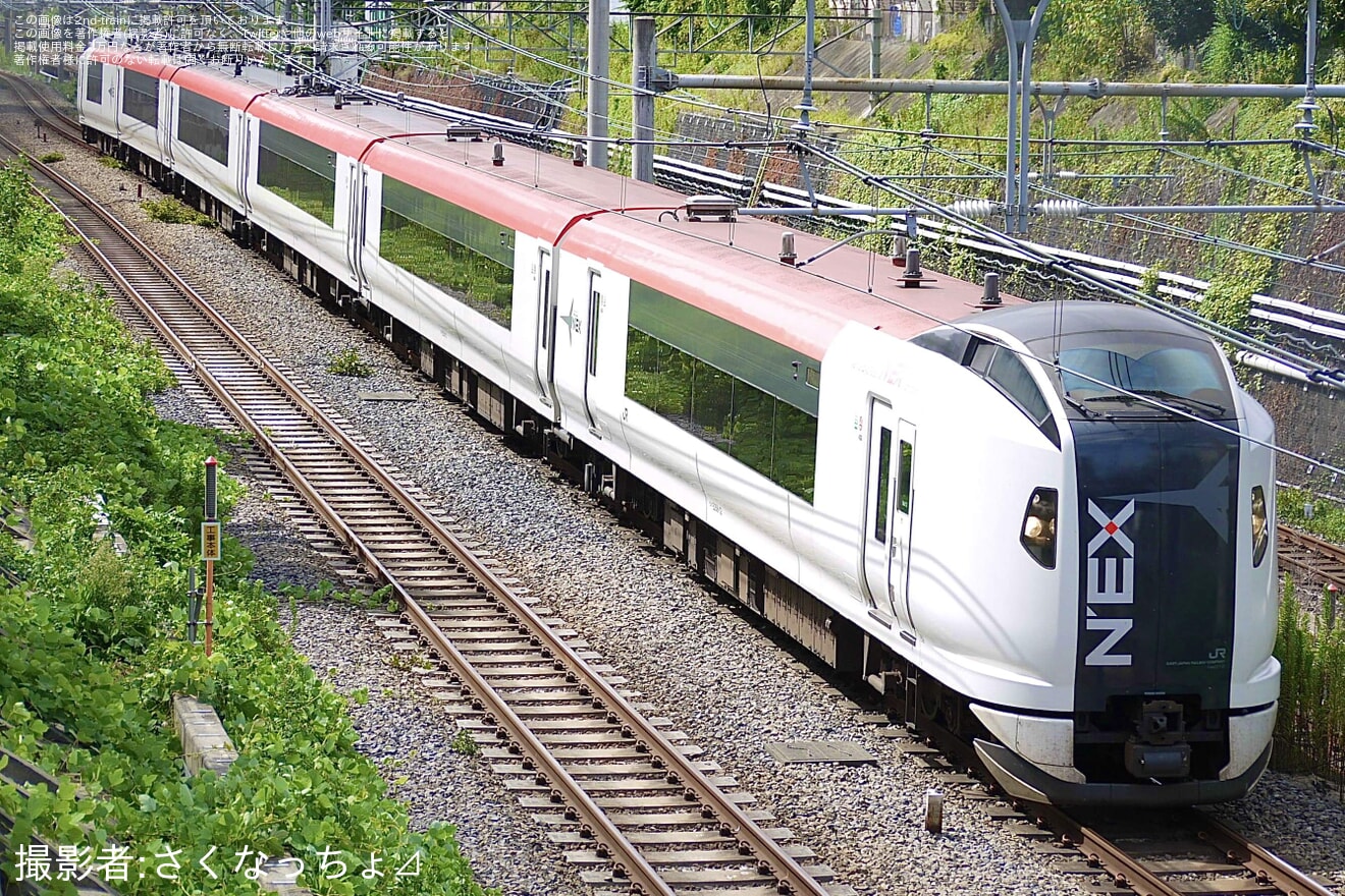 【JR東】E259系クラNe012編成 大宮総合車両センター入場回送の拡大写真