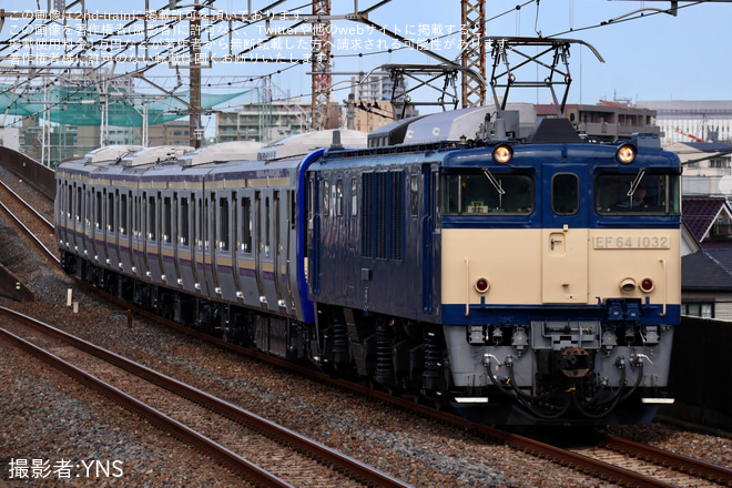 【JR東】E235系J-27編成配給輸送を西浦和駅で撮影した写真