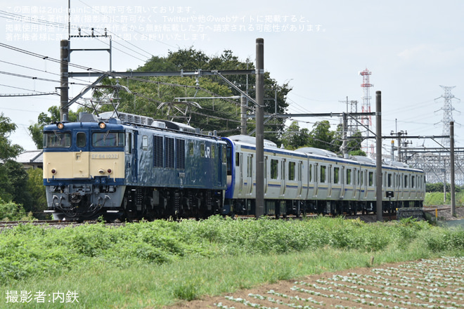 【JR東】E235系J-27編成配給輸送を本庄～岡部間で撮影した写真