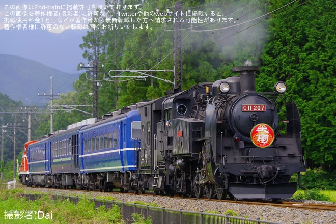 東武】「SL大樹・DL大樹 新色「モミジカラー」」ヘッドマークを