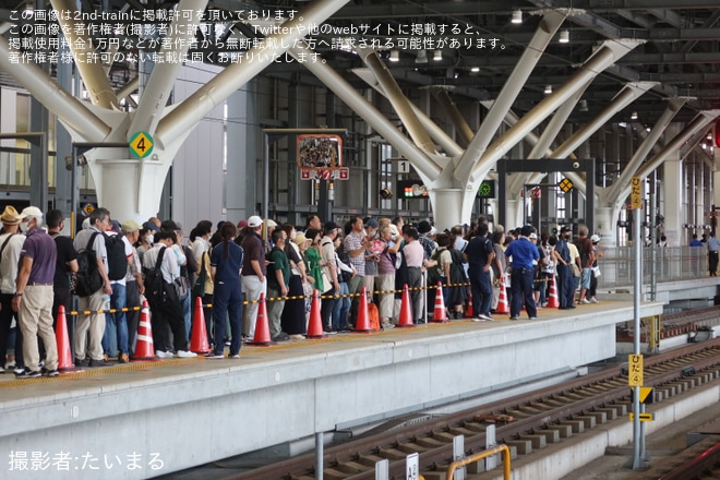 【JR西】「おわら風の盆」の開催に伴う臨時列車・増結列車が運転(2023)を不明で撮影した写真