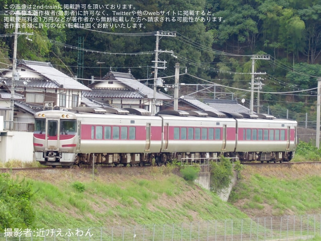 【JR西】キハ189系H7編成が京都丹後鉄道で乗務員訓練を不明で撮影した写真