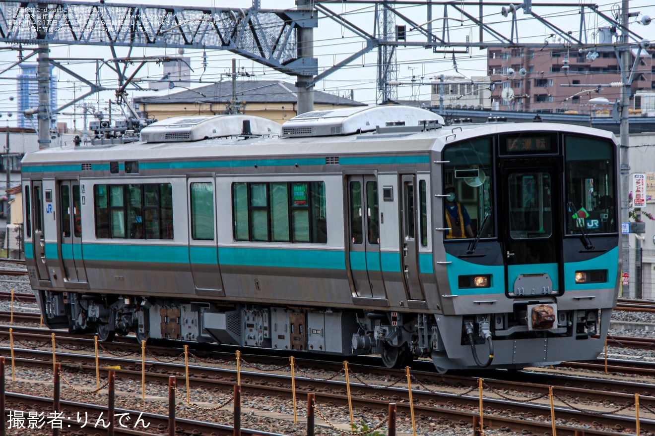 【JR西】125系F14編成吹田総合車両所出場試運転の拡大写真