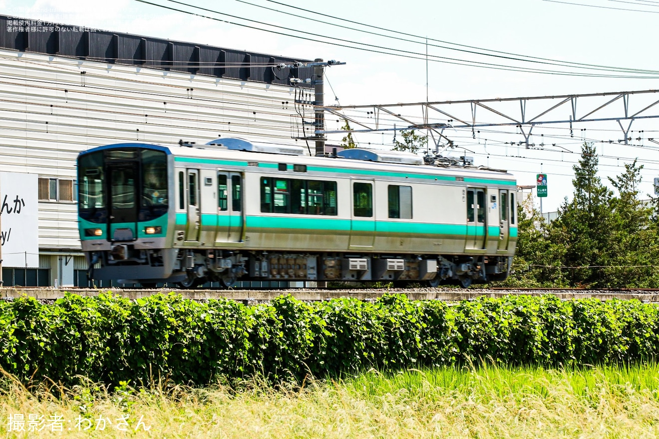 【JR西】125系F14編成吹田総合車両所出場回送の拡大写真