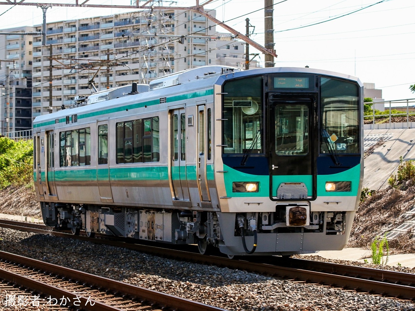 【JR西】125系F14編成吹田総合車両所出場回送の拡大写真