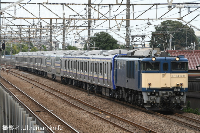 【JR東】E235系クラF-30編成 配給輸送を東所沢〜新秋津間で撮影した写真