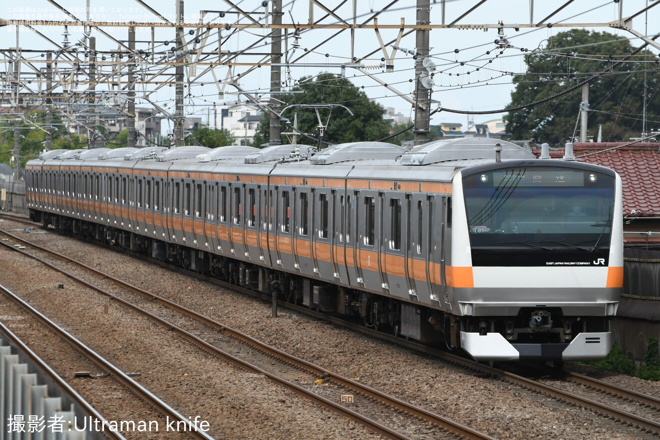 【JR東】E233系トタT31編成 大宮総合車両センター出場(2023)の拡大写真