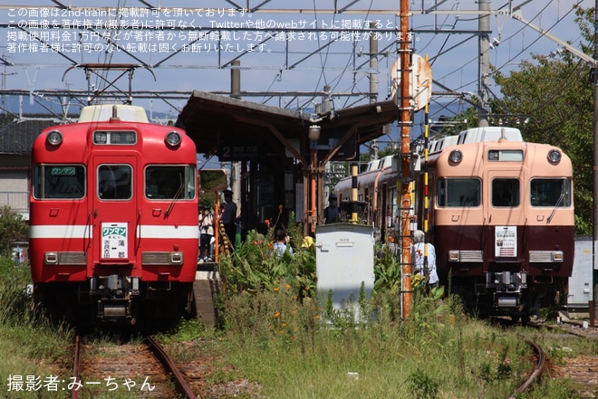 【名鉄】「西尾市制70周年記念貸切列車」ツアーが催行を不明で撮影した写真