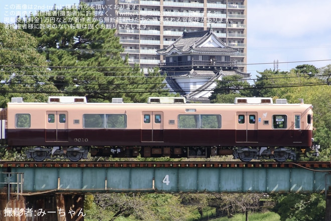 【名鉄】「西尾市制70周年記念貸切列車」ツアーが催行を不明で撮影した写真