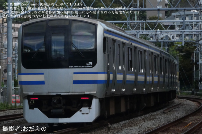 【JR東】E217系クラY-2編成長野総合車両センターへ廃車回送