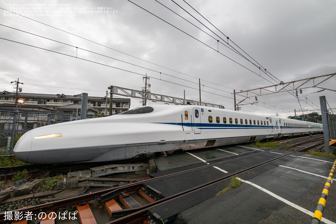 【JR海】N700A G7編成浜松工場出場試運転の拡大写真