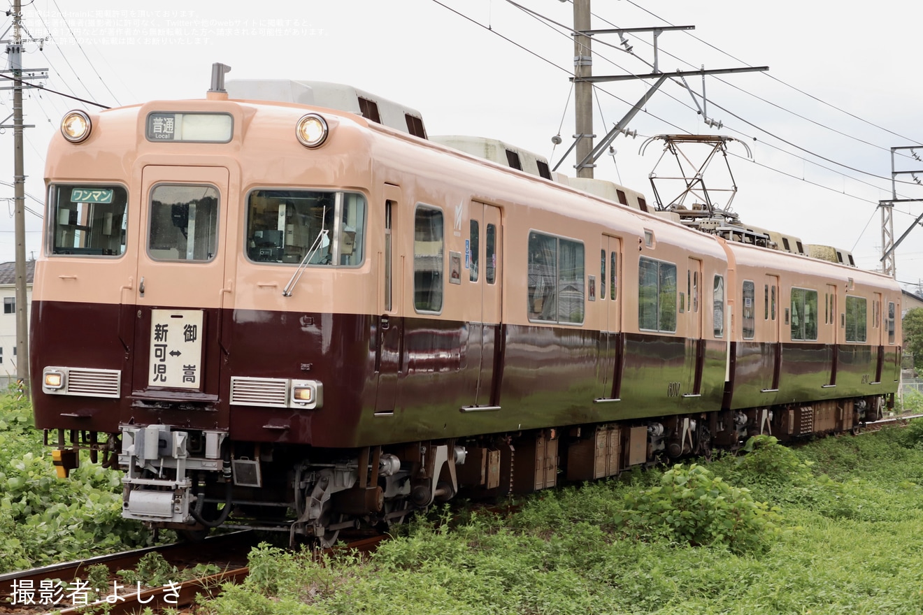 【名鉄】6000系6010F「復刻塗装」が広見線の昼間運用にの拡大写真