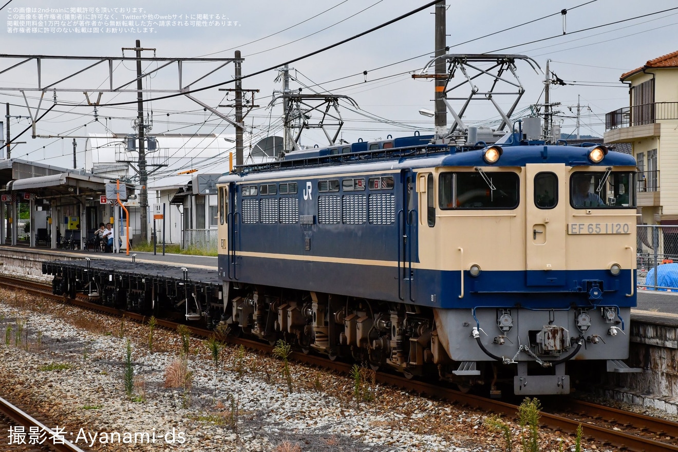 【JR西】チキ6391+チキ6410下関総合車両所出場回送の拡大写真