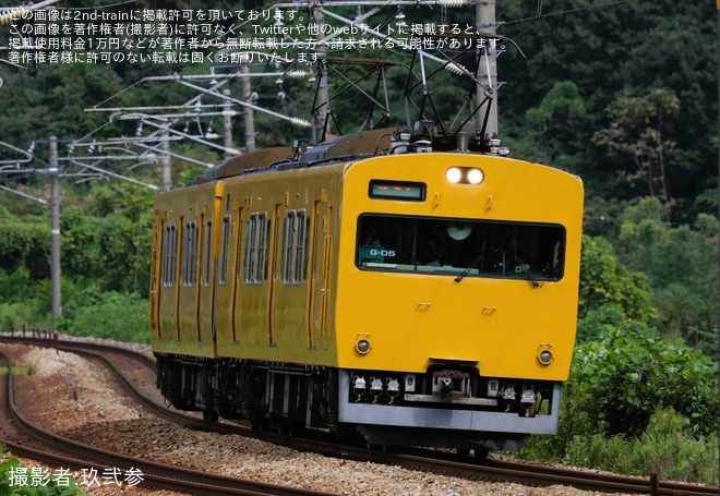 【JR西】115系G-05編成が山陽本線で試運転