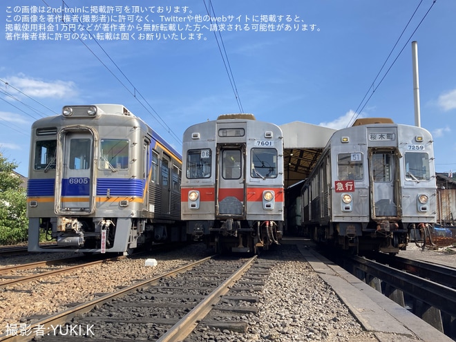 【大鐵】鉄道ファン有志による元東急7200系の撮影会を不明で撮影した写真
