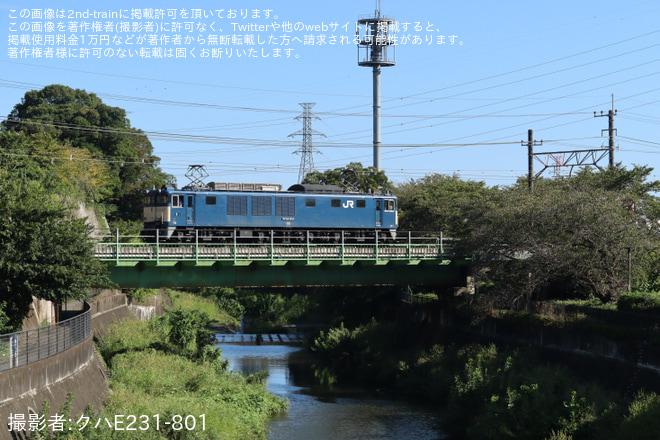 【JR東】 EF64-1031 長野総合車両センターから 長岡へ単機回送を立川～日野間で撮影した写真