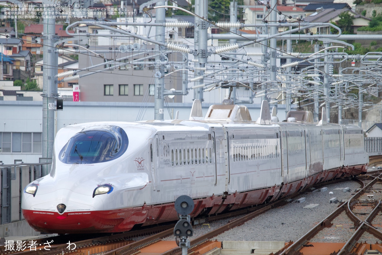 【JR九】西九州新幹線「GO WEST 90号・91号」が臨時運行の拡大写真