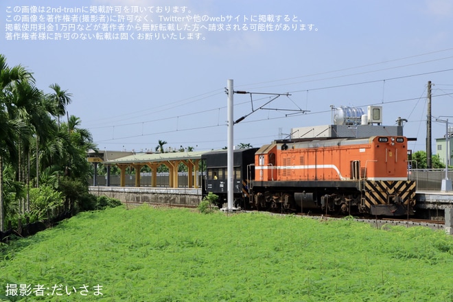 【台鐵】PP自強号用客車が秦陽へ回送を不明で撮影した写真