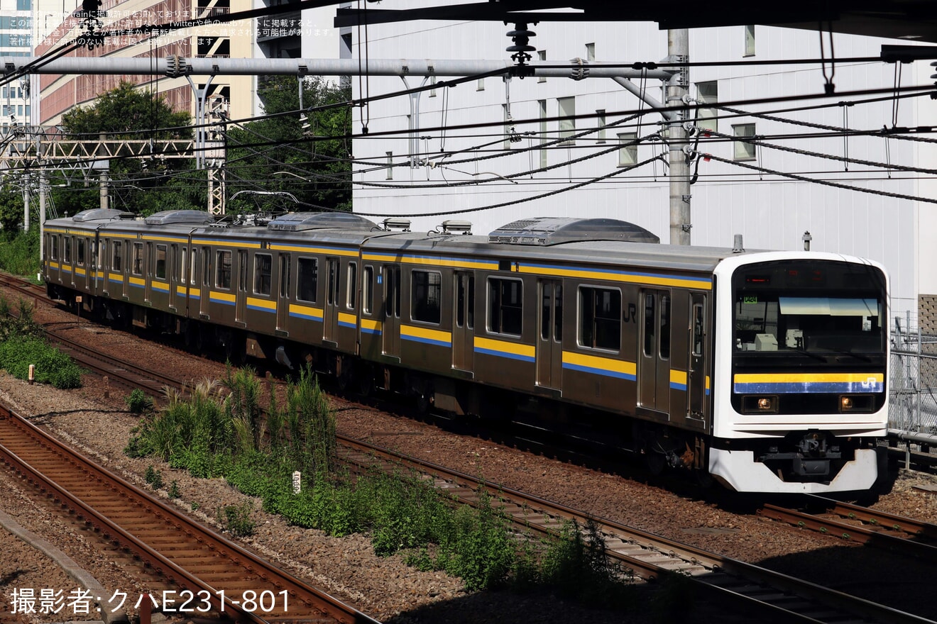 【JR東】209系マリC424編成 大宮総合車両センター出場回送の拡大写真