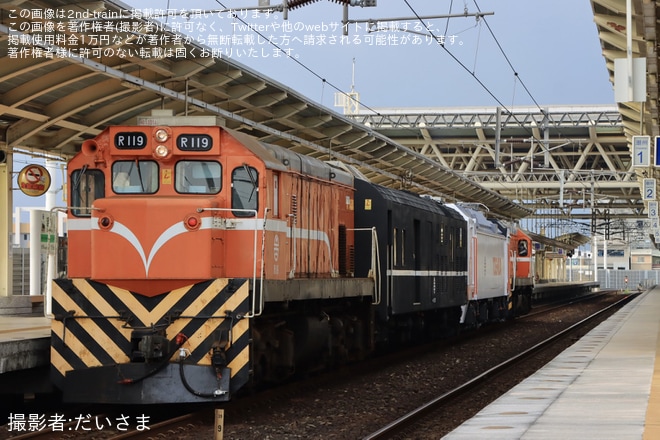 【台鐵】新型電機E500型E501が潮州へを不明で撮影した写真