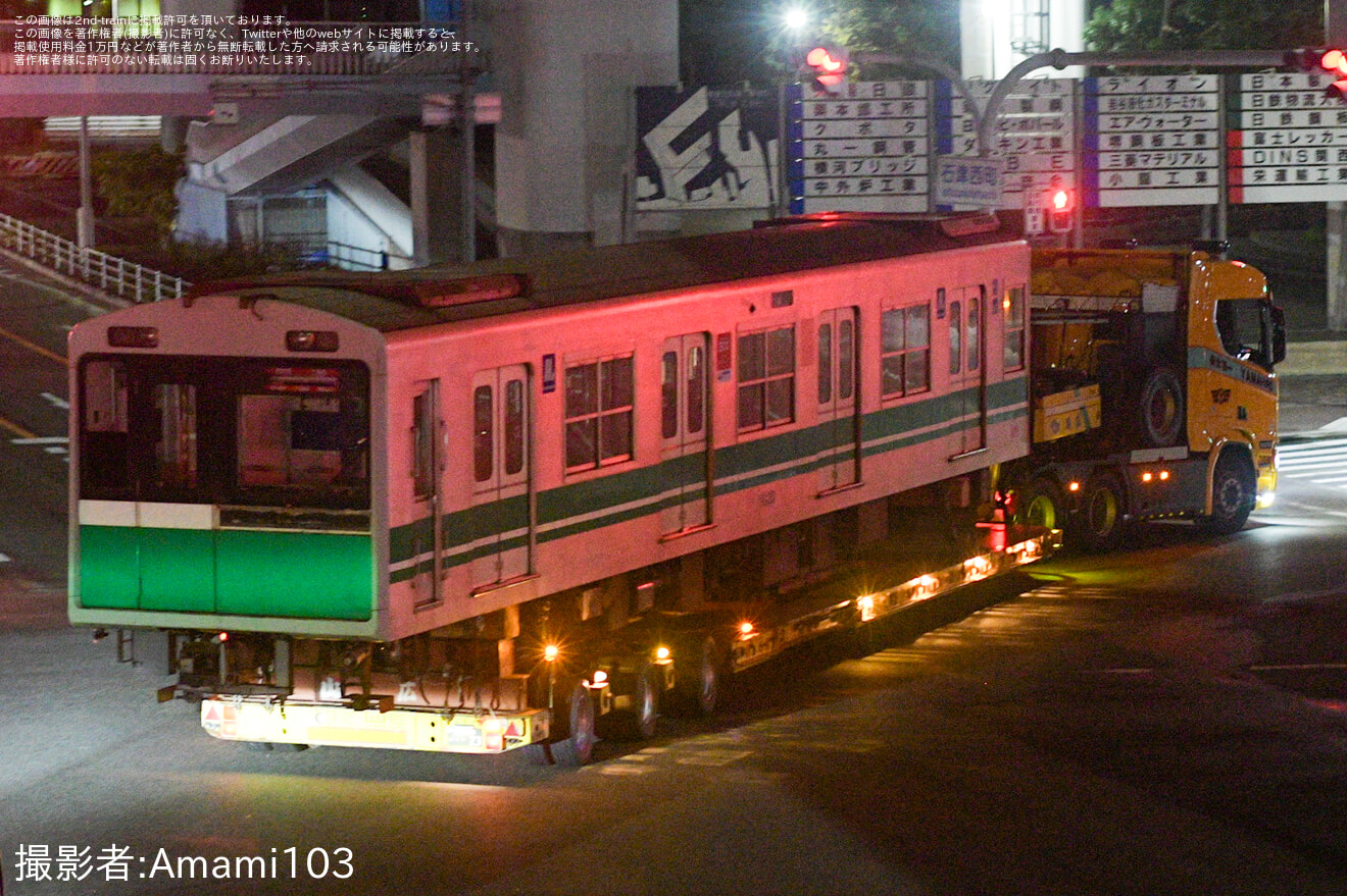 【大阪メトロ】20系2639F廃車搬出陸送の拡大写真