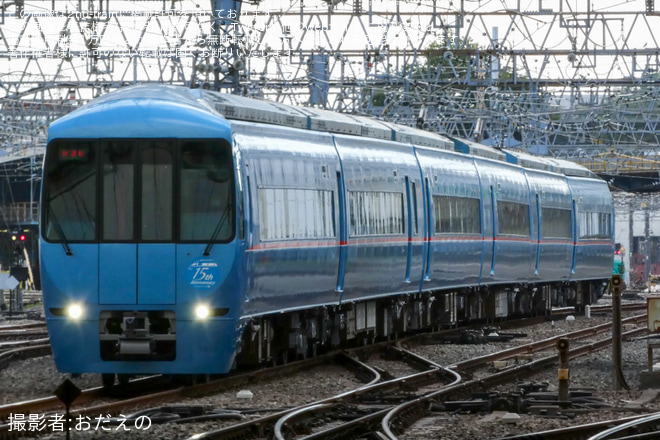 【小田急】60000形60254F(60254×6)大野総合車両所出場試運転を相模大野駅で撮影した写真