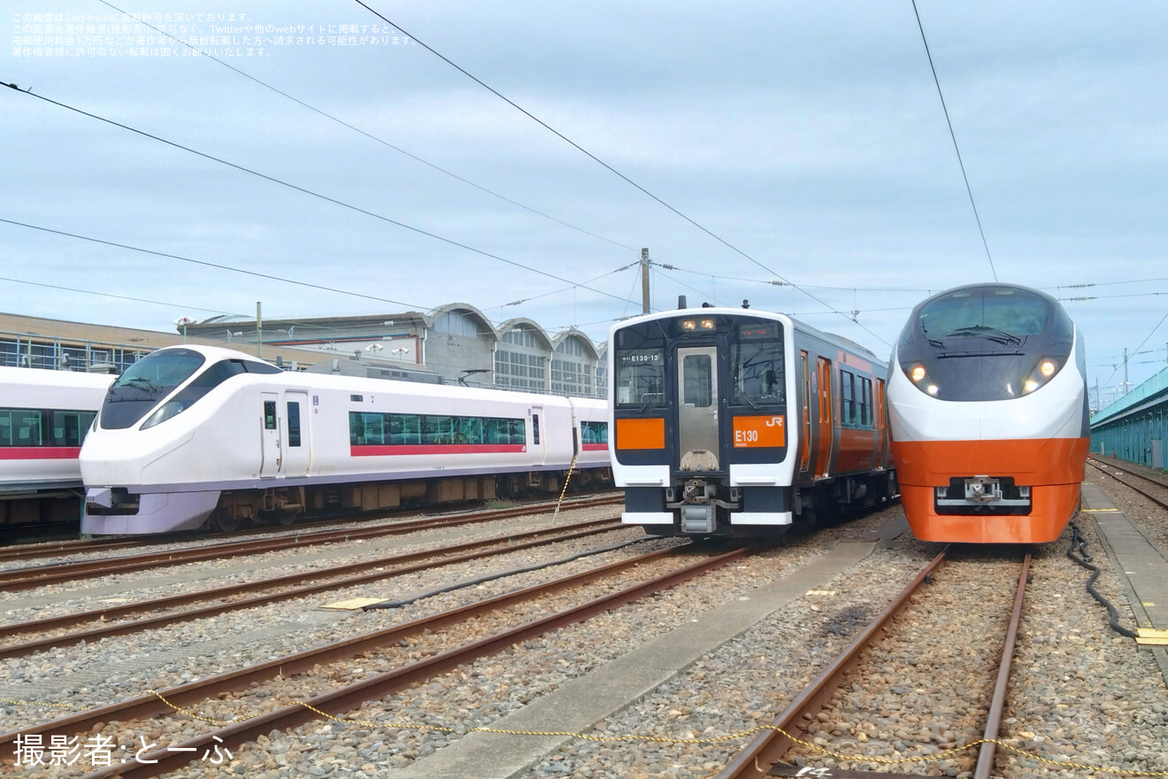 【JR東】「橙色E657系電車・キハE130系気動車撮影会」開催の拡大写真