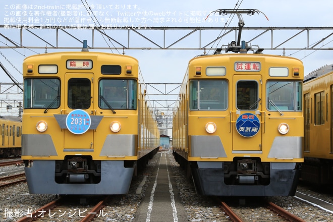 【西武】2031編成引退記念「新宿線の黄色い電車を撮影しよう」開催を上石神井車両基地で撮影した写真