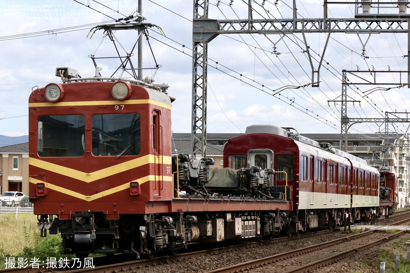 【近鉄】6200系U17五位堂検修車庫出場回送の拡大写真