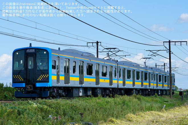 【JR東】鶴見線用新型車両E131系T1編成公式試運転を矢代田～田上間で撮影した写真