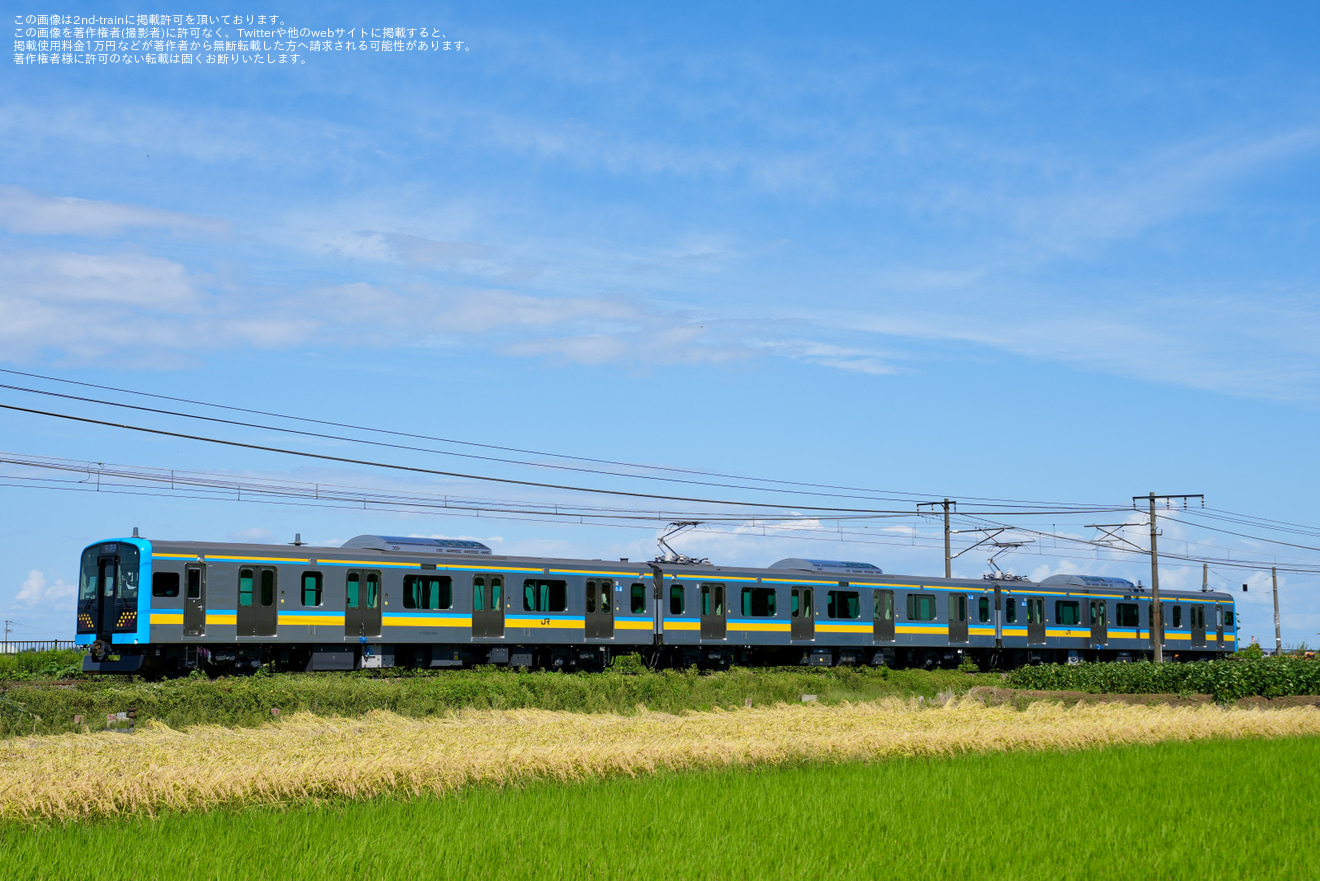 【JR東】鶴見線用新型車両E131系T1編成公式試運転の拡大写真
