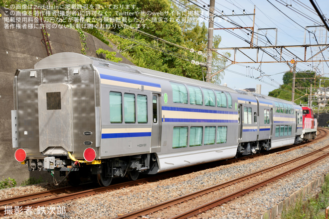 【JR東】E235系1000番台グリーン車(F-31編成用) J-TREC横浜事業所出場甲種輸送