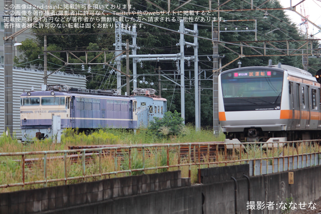 【JR東】E233系トタ青660編成 武蔵野線内試運転を不明で撮影した写真