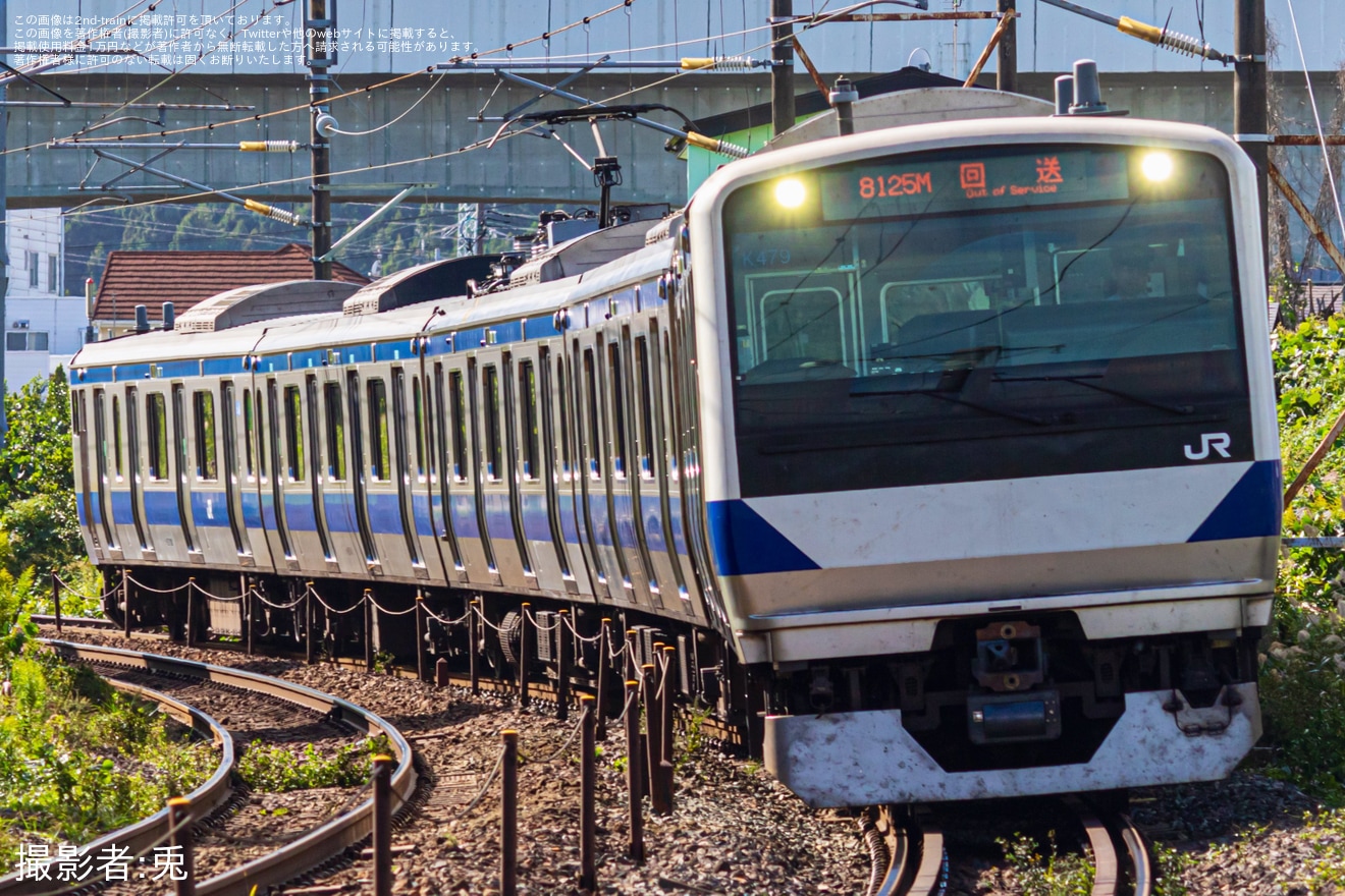 【JR東】E531系K479編成郡山総合車両センター入場回送の拡大写真