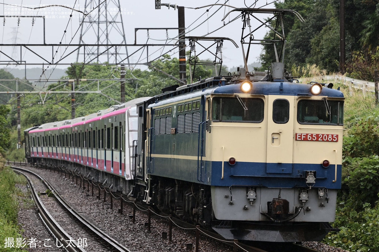 【新京成】80000形80046編成甲種輸送の拡大写真