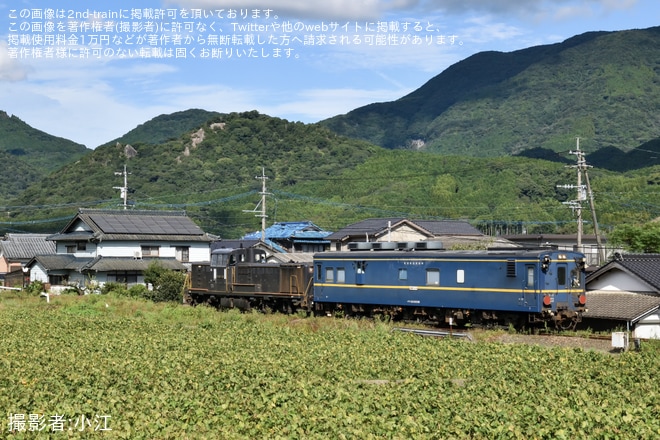 【JR九】松浦鉄道線内で推進運転のマヤ検を不明で撮影した写真