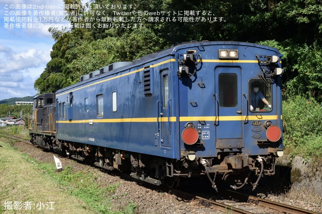 【JR九】松浦鉄道線内で推進運転のマヤ検を不明で撮影した写真