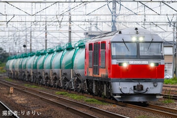 【JR貨】LED前照灯化されたDF200-201が運用に