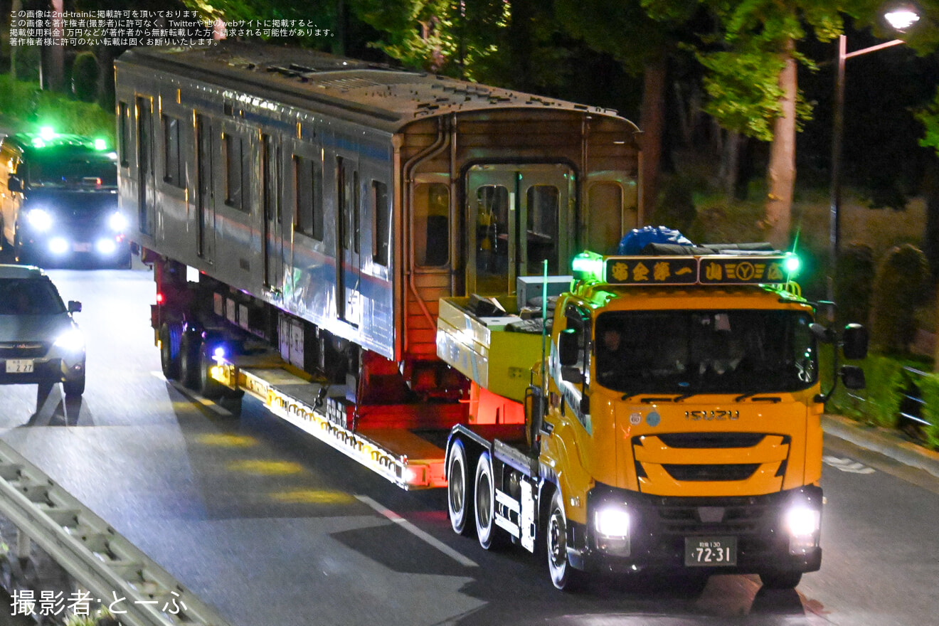 【都営】6300形6303編成廃車陸送の拡大写真