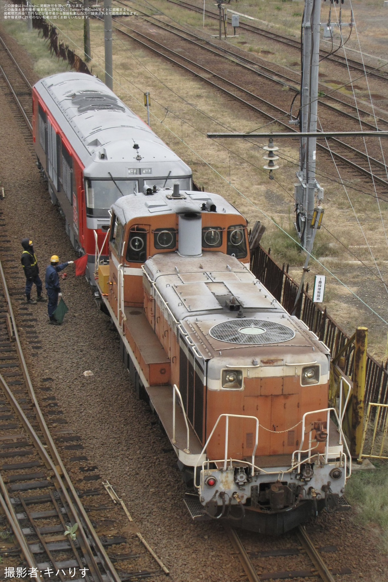 【JR貨】DF200-102が苗穂車両所出場試運転の拡大写真