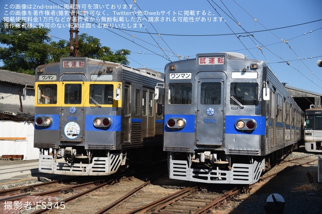【熊電】引退車両「6211A・6218A号車撮影会」開催を北熊本駅で撮影した写真