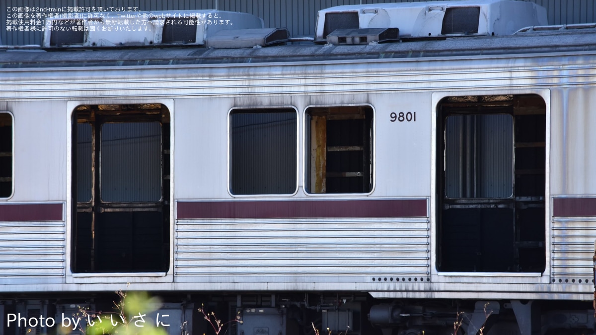 東武】9000系9101Fが部品撤去中 |2nd-train鉄道ニュース