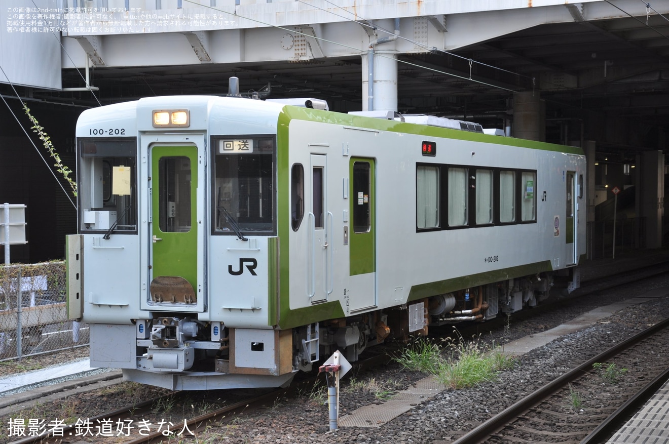 【JR東】キハ100-202郡山総合車両センター出場回送の拡大写真