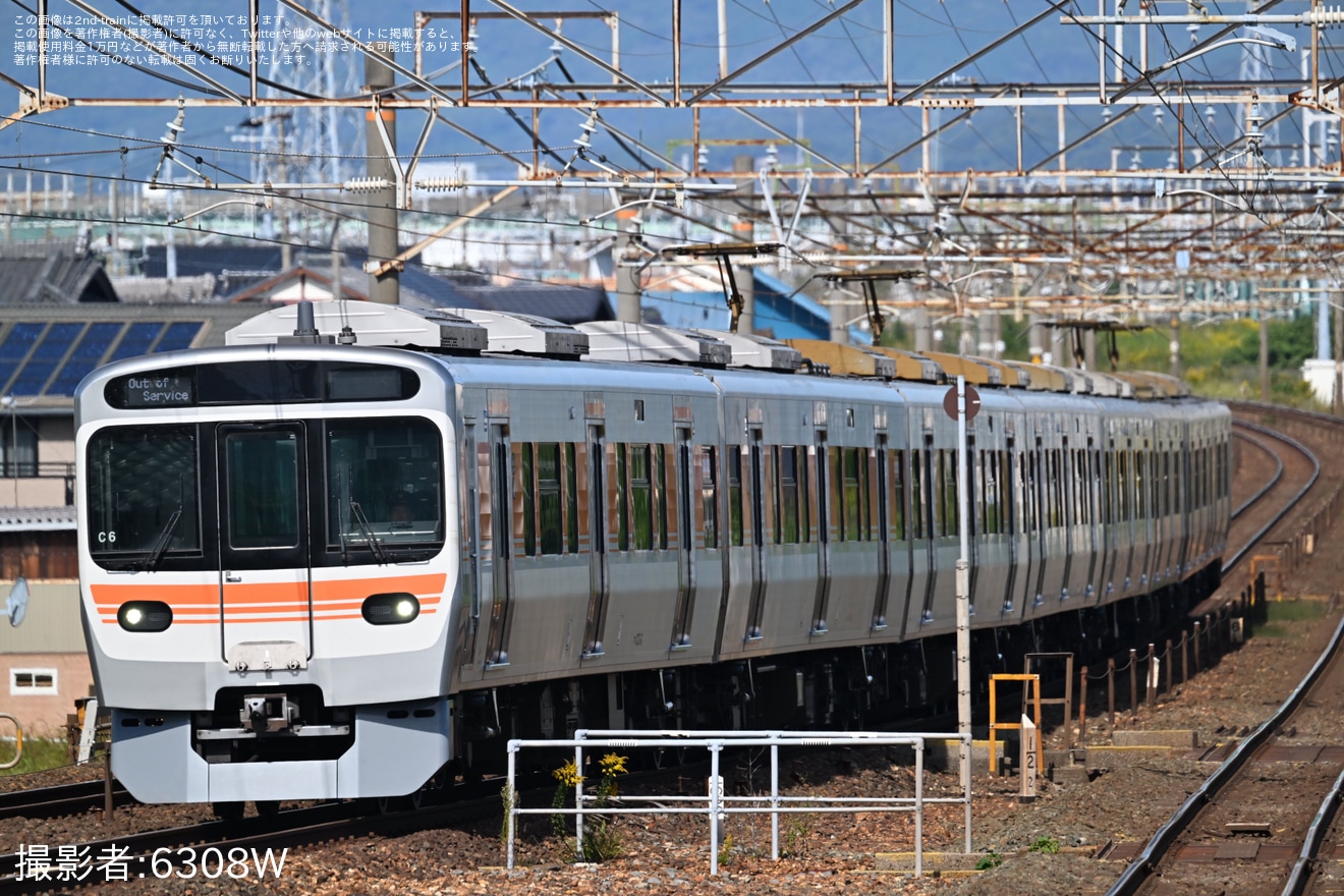 【JR海】315系0番台C6編成日車入場の拡大写真