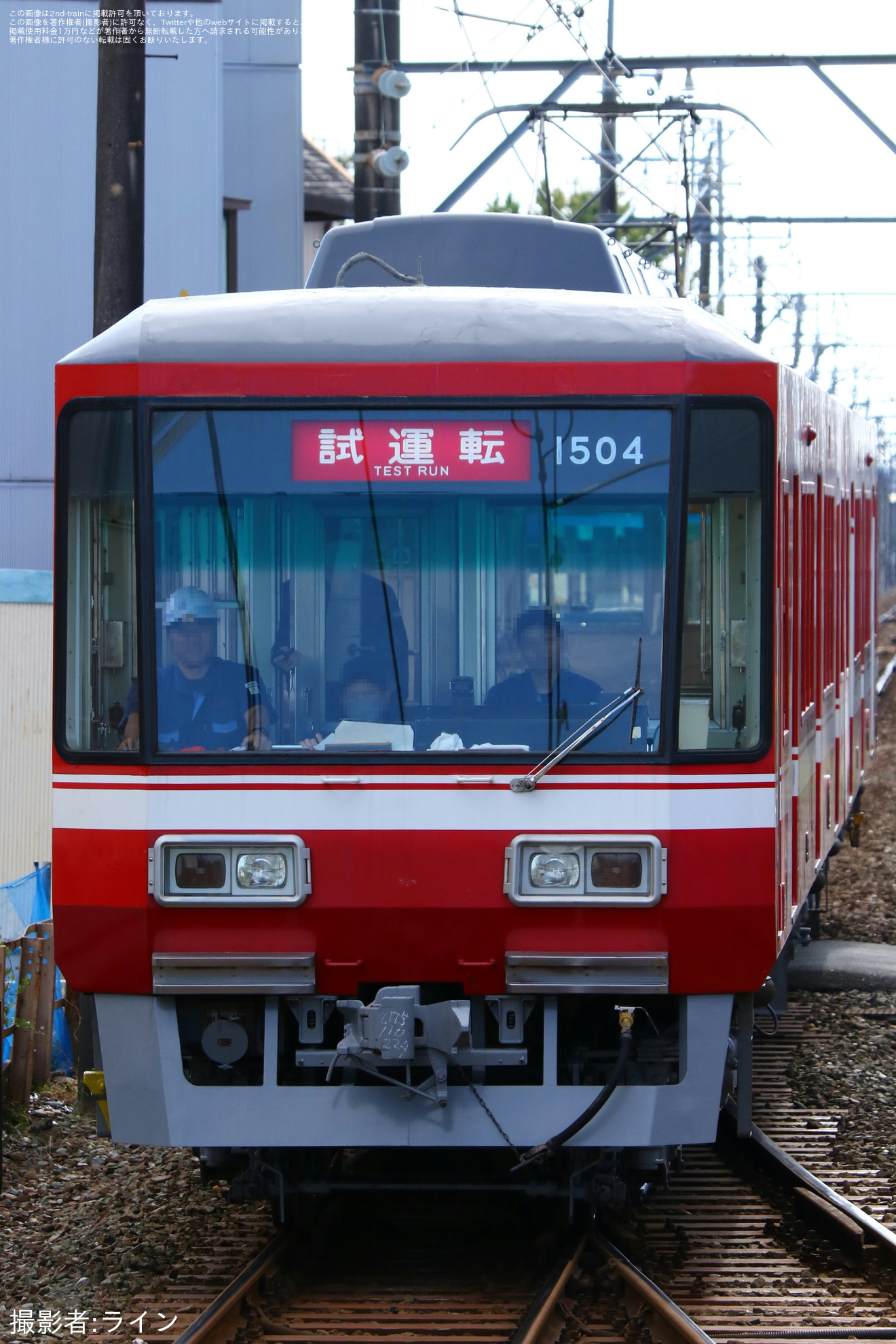 【遠鉄】1000形1004編成西鹿島出場試運転(202310)の拡大写真