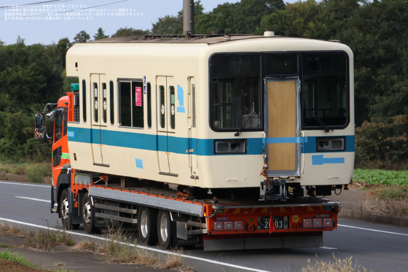 【小田急】8000形8254×6（8254F）廃車搬出の拡大写真