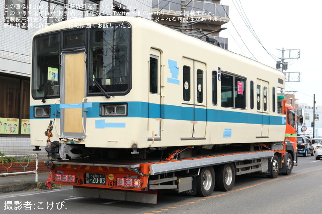 【小田急】8000形8254×6（8254F）廃車搬出